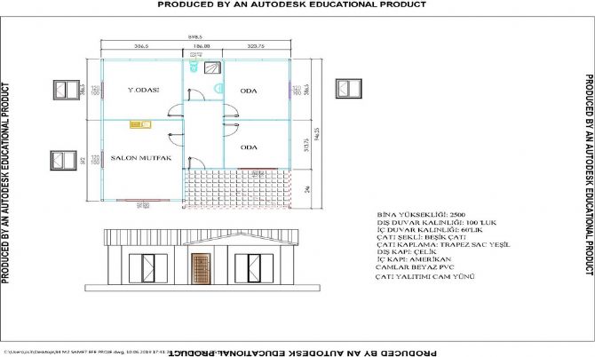 84 m² PREFABRİK EV   - Avrupa Prefabrik Ev - Çelik Ev  - Prefabrik Ev Fiyatları