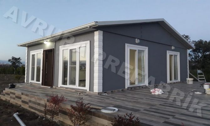 42 m² PREFABRİK EV - Avrupa Prefabrik Ev - Çelik Ev  - Prefabrik Ev Fiyatları